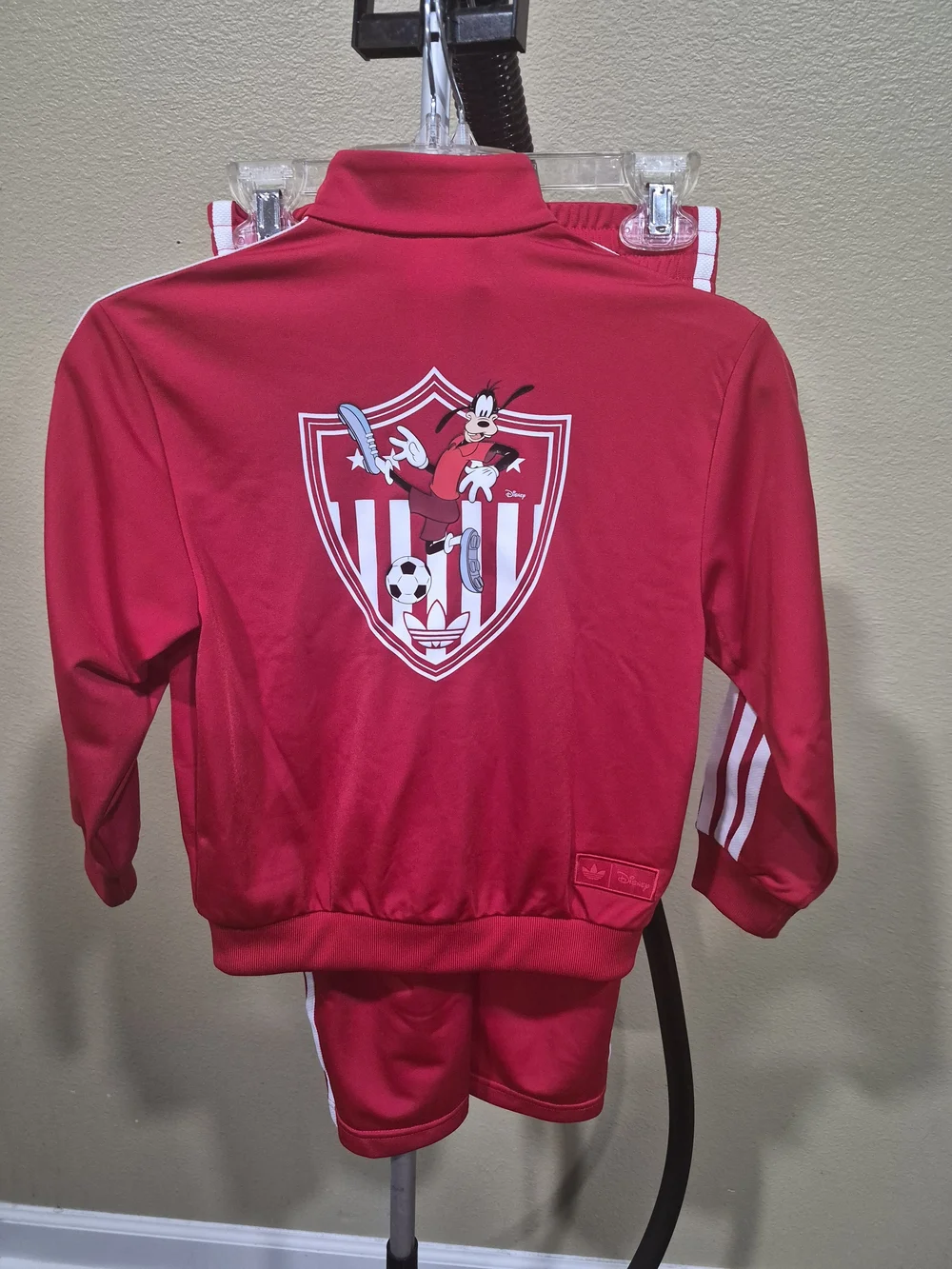 Adidas Red Kids' Disney Track Jacket & Pants Set Size 5T